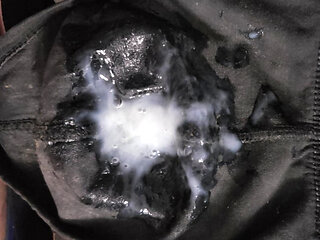 Wanking Off Big Dick Cumshot Before Taking Bath