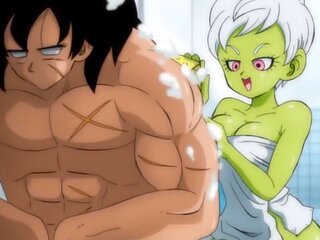 Broly and Cheelai get naughty in Dragon Ball Z hentai