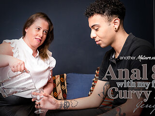 Curvy Jeny White Loves Anal Sex With Her Sons Friend