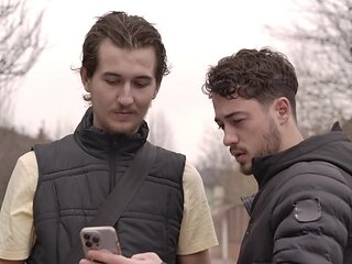 Dude gets to slay a mature brunette's hot pussy hole