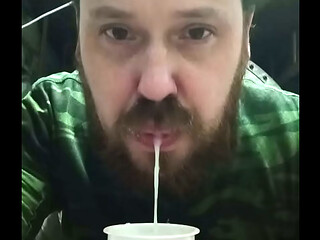 My balls produce so much sperm that I can'_t swallow it!