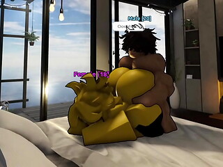 Fucking randoms girls in Roblox condos Ep 1: The Noobie Slut