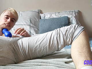 Wet Ftm Smells His Dirty Sneakers and Cums