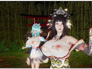 Car Toon - Girls Dancer - Reika/ryoko/mona/susu