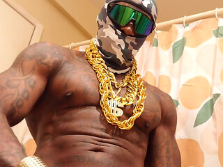 BBC Worship Hallelujah Johnson (How Doer's get more Done) Tall Dark Chocolate Muscles Tattoos Hairy BBC Hallelujah Johnson Mastu