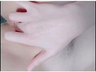 Skinny Asian Girl Fuck Herself At Home 