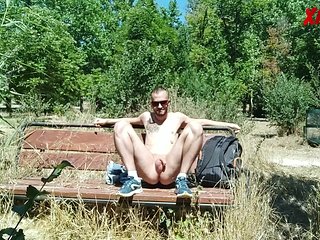 Jerking Off In The Park