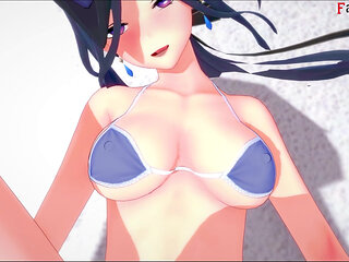 Clorinde ahegao bikini sex - Genshin Impact