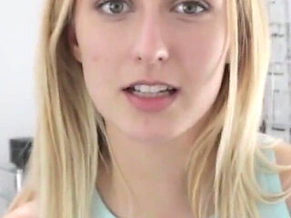SisLovesMe - Lucky Stud Caught Horny Blonde Babe Rubbing Her Cunt Gets To Fuck Her Instead