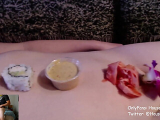 Live Streaming Show Sushi Girl and Blowjob