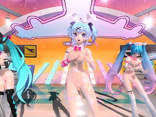Hatsune Miku Project Diva Tricolore Airlines Nude bunny