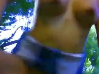 Stunning blonde anally fucked by the swimming pool in outdoor activities