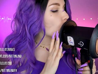 Asmr Kittyklaw mouth sounds and licking: Babe, Onlyfans  Hot Teen Porn