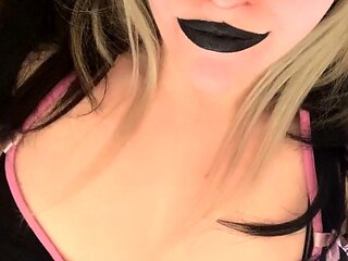 Blonde emo amateur solo masturbation