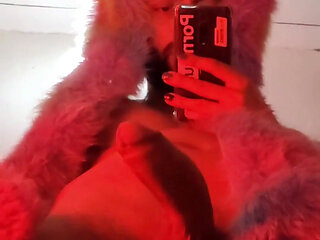 Fur masturbation