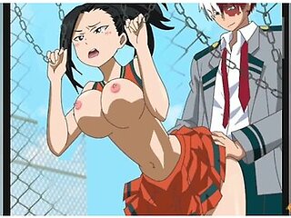 Momo Yaoyorozu Boku No Hero Academia Hentai Anime Manga