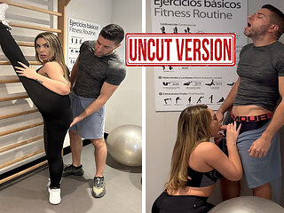 Uncut - Lucky Gym Personal Trainer Gets to Fuck Mimi Boliviana Hard - Behind the Scene