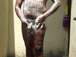 Hot Tamil Cock Man Soap Massage to Release Cum