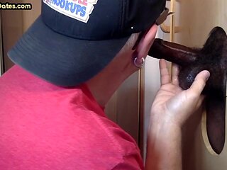 Old amateur IR gaydaddy barebacked through gloryhole