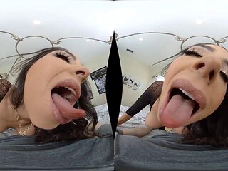Trinity: Blowjob, Milf  Brunette VR Porn