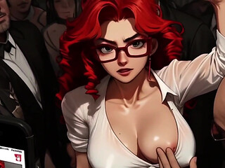 Cockhungry College Girls Get Gangbanged in a Mosh Pit