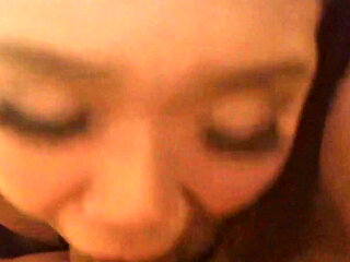 Blowjob From Start to Facial POV Sloppy Asian Blowjob