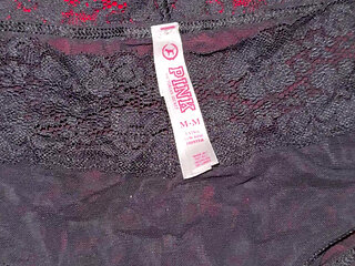 Cum on wife's panties 25