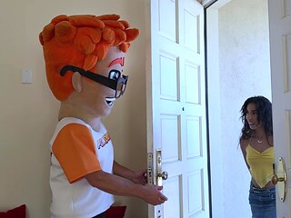 I Let Black Haired Claire Black Stroke and Suck My Big Dick in PornDudeCasting