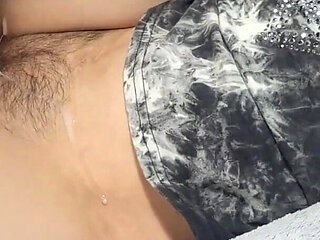 Cumming in Pussy and Continued Fucking Dirt Wet Pussy