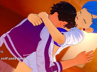 Bulma's sensual anime adventure in my hentai dream - episode 21