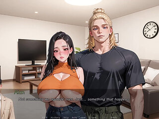 Ntr'd by My Friend 25 Nts Route - Animated Cheating Ai Hentai Game