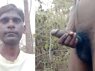 Rajesh Playboy 993 Outdoor Masturbating Big Cock and Cumming