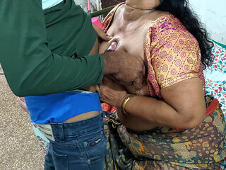 Mathvan, Who Lives in the Same House, Saw the House Owners Wife Wearing Panties and Wants to Taste Her