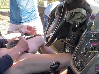 Another cock-hungry slut at the same cruising spot - I fucking love it