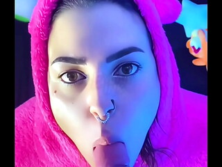 getting cum in my mouth like a good girl