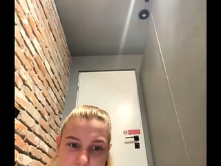 Crazy multi squirting in the public
