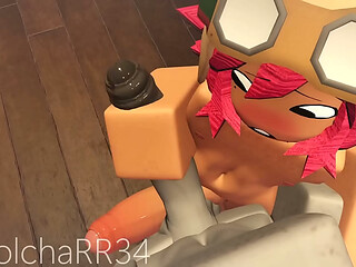 Roblox femboy handjob