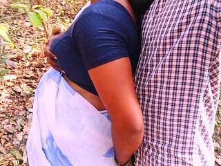 Desi Outdoor Jungle Fuck. Stepmom and Stepson Hardcore Fucking in Forest. Telugu Dirty Talks.