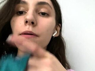 Tasting Cream from Panties - Solo BDSM Webcam Show