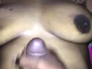 Indian Amateur with Big Natural Tits and Cumshot