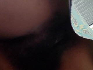 In Order to Show Me Her Large Pussy and Masturbate, the Lovely Stepmother Removes Her Underwear Twice