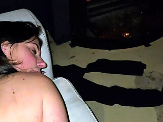 Real MILF Sucks and Fucks Cock at Home and Gets Sprayed with Cum