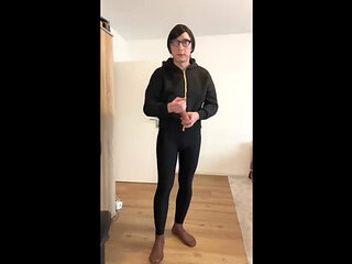 Little bit teasing, and blowjob before jogging