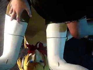 Testing the Sex Features of Aigis - Persona 3 Parody