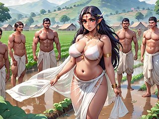 AI Generated Images of Horny Anime Indian women & E...