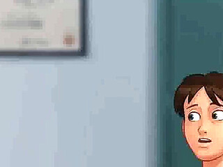 Summertime saga: they got caught fucking in the office ep 198