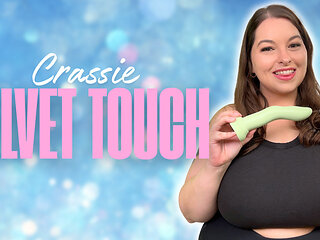 CRASSIE VELVET TOUCH DUAL DENSITY DILDO REVIEW - SYDNEY SCREAMS