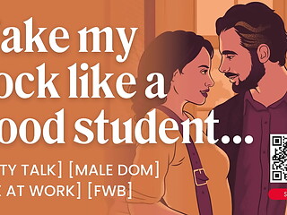 ASMR Audio Porn: Male Dom Teacher Fucks His Submissive Student At Work &ndash_ Erotic Audio for Women