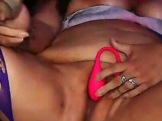 Kepi Carter Plays with Her Pussy in Purple Fishnets