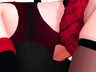 Stepsister Cosplaying as Fox with Furry Tail and Ears to Get Hard Fucked